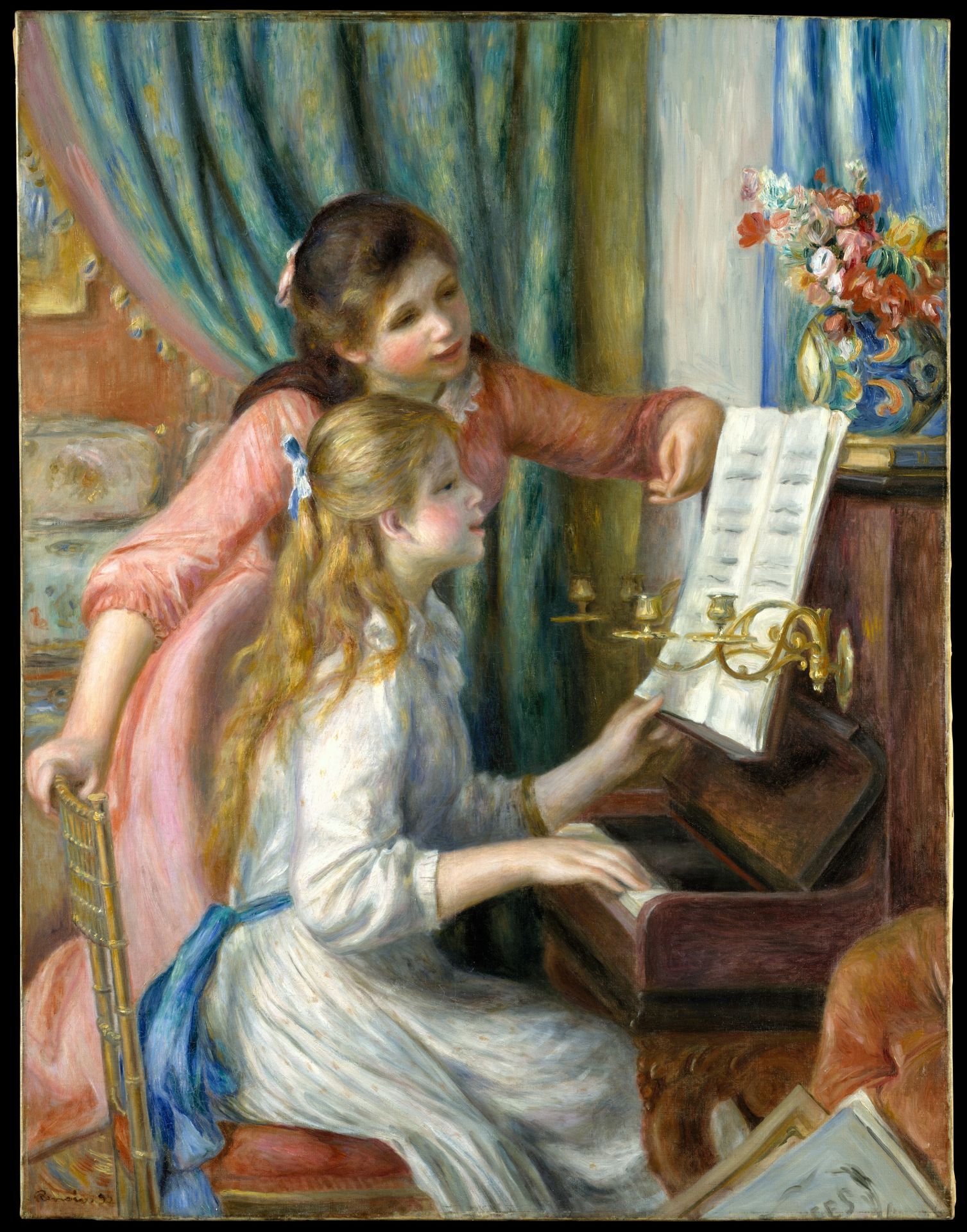 Pierre-Auguste Renoir - Two Young Girls at the Piano 